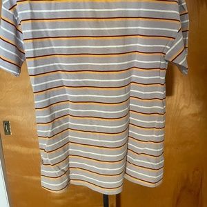 Polygram striped oversized tee size small